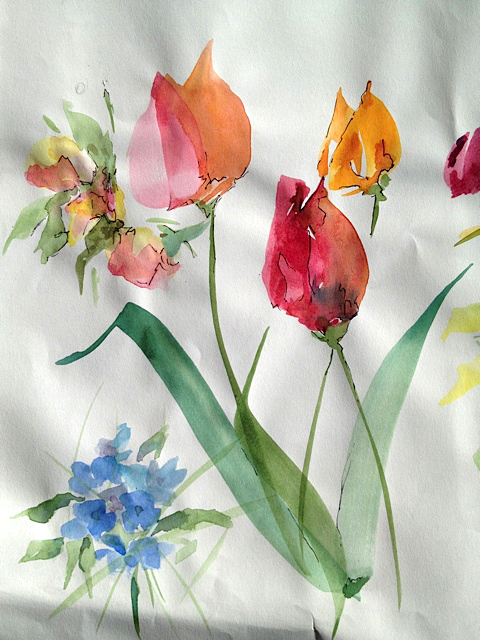 Justine-Heisel's floral experiments at the workshop
